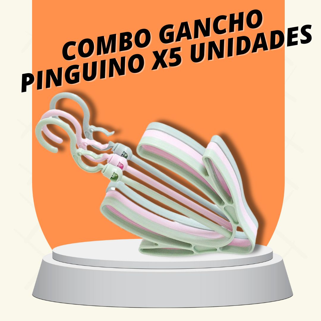 COMBO GANCHO PINGUINO X5 UND