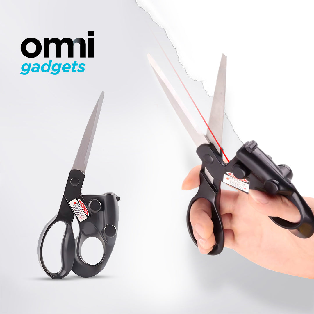 Tijeras con láser guía